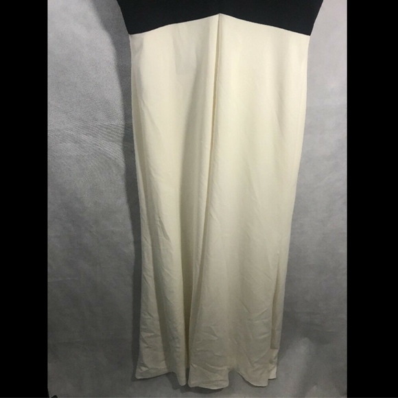 NWT Jill Jill Stuart‎ Strappy Gown Black/Ivory [SZ 10 ] - Picture 7 of 8